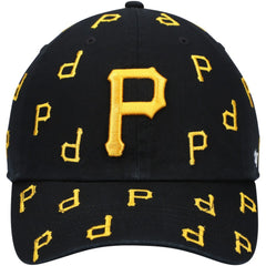 Pittsburgh Pirates Women's Confetti Clean Up Adjustable Hat Black | 47 brand