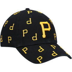 Pittsburgh Pirates Women's Confetti Clean Up Adjustable Hat Black | 47 brand
