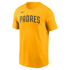 Yu Darvish San Diego Padres Name & Number T-Shirt Gold | Nike