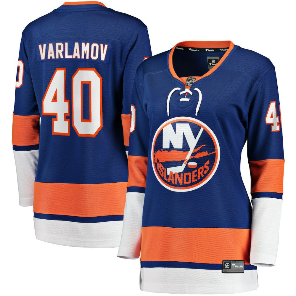 Semyon Varlamov New York Islanders Fanatics Women's Home Breakaway Jersey Royal