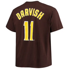 Yu Darvish San Diego Padres Big & Tall Name & Number T-Shirt Brown