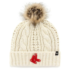 Boston Red Sox Women's Meeko Knit Hat White | 47 brand