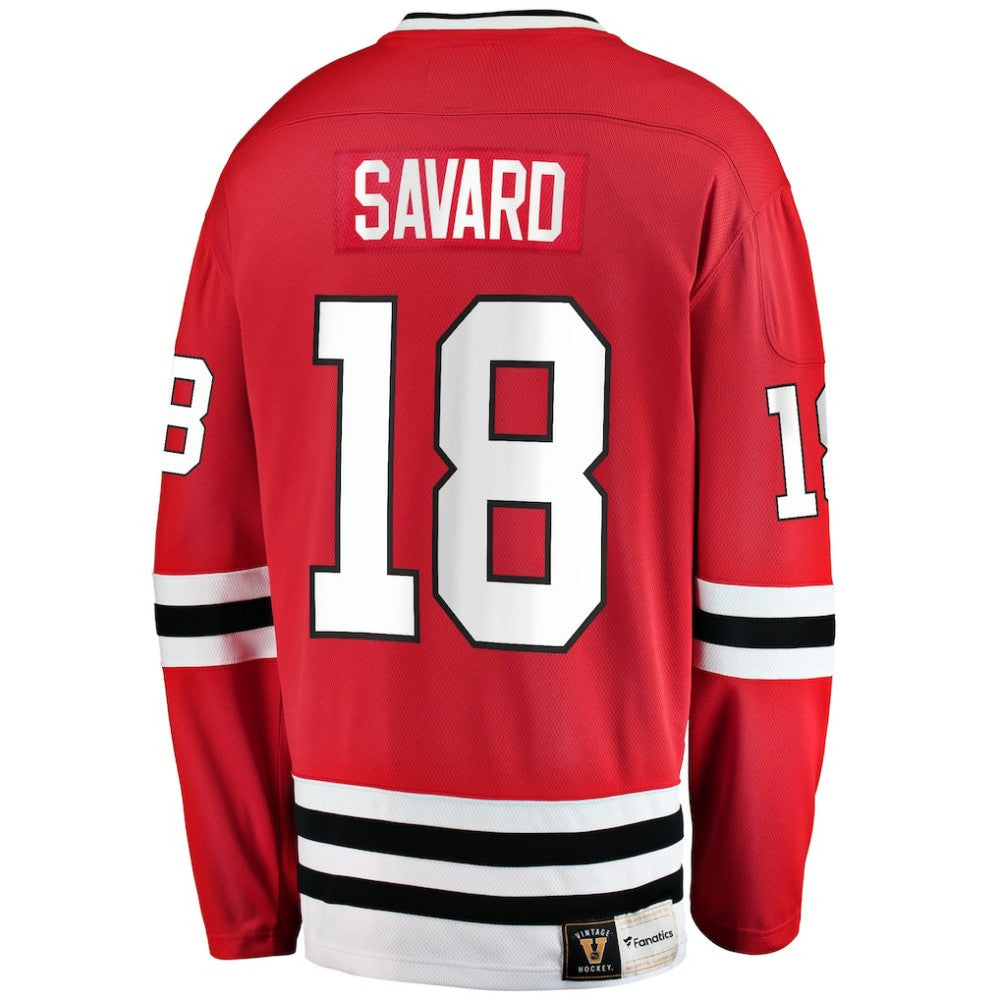 Denis Savard Chicago Blackhawks Fanatics Premier Breakaway Retired Player Jersey Red