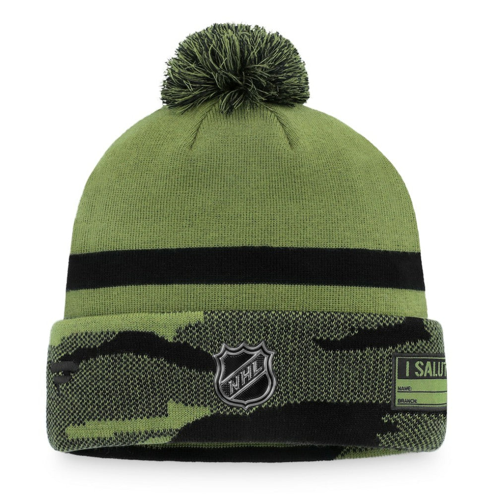Ottawa Senators Fanatics Military Appreciation Cuffed Knit Hat with Pom Camo