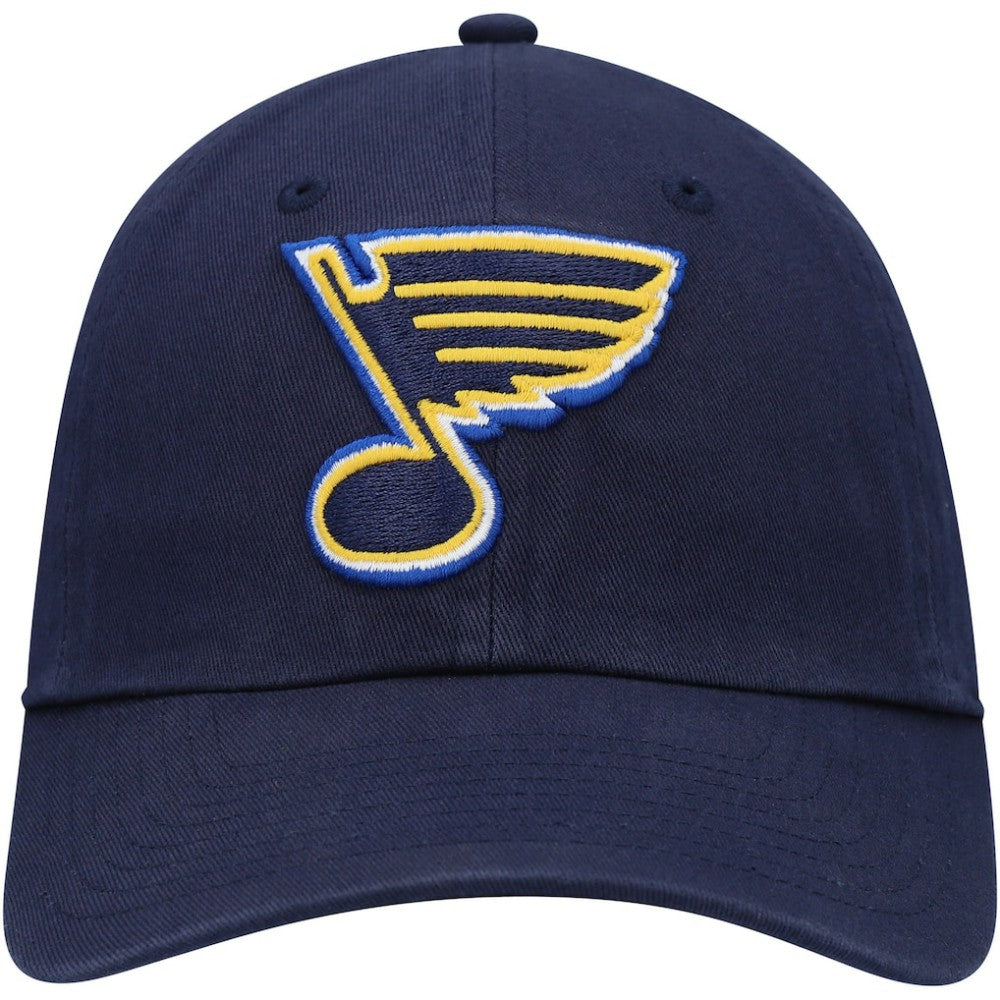 St. Louis Blues Fanatics Core Primary Logo Adjustable Hat Navy