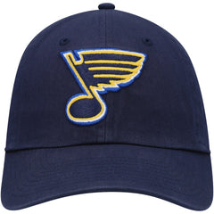 St. Louis Blues Fanatics Core Primary Logo Adjustable Hat Navy