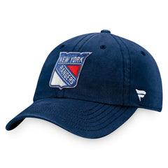 New York Rangers Fanatics Core Primary Logo Adjustable Hat Navy