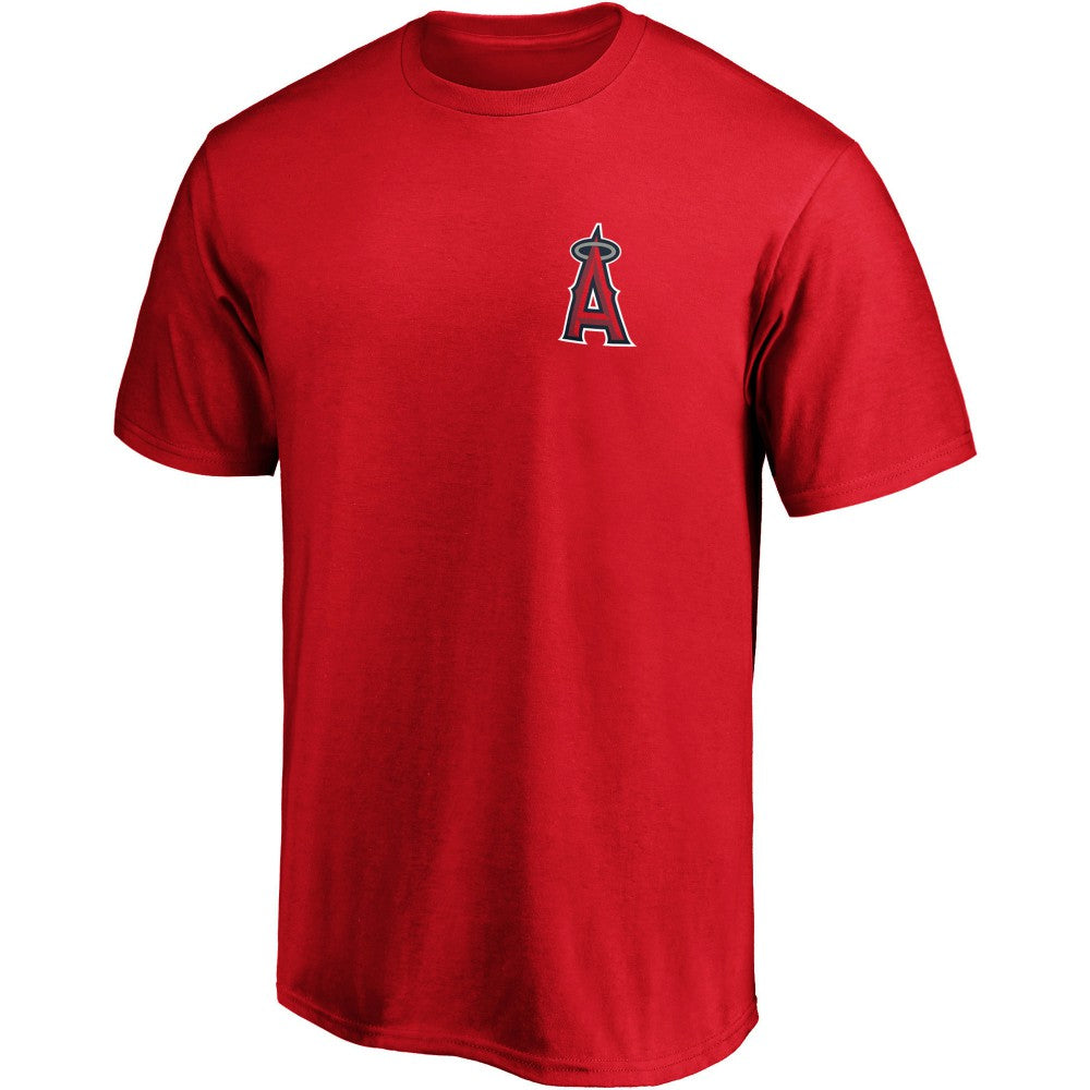 Los Angeles Angels Number One Dad Team T-Shirt Red