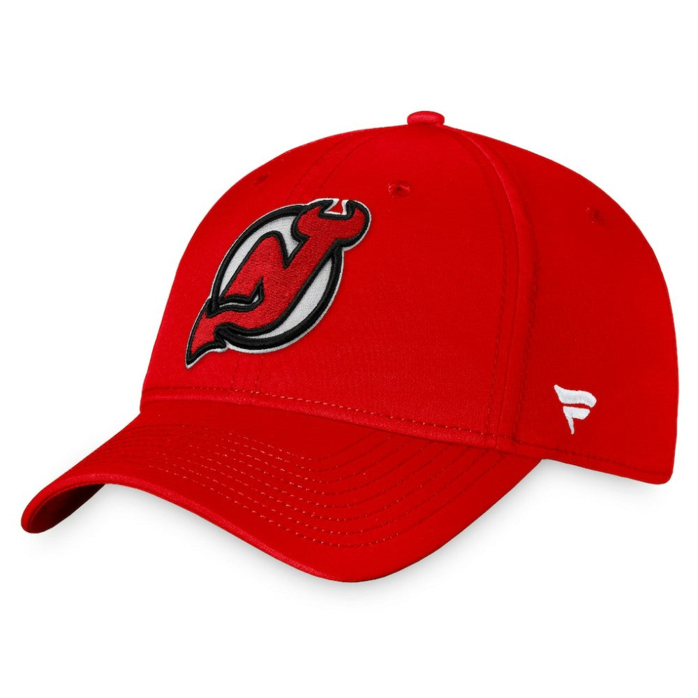 New Jersey Devils Fanatics Core Primary Logo Flex Hat Red