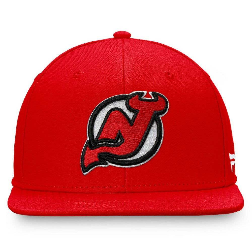 New Jersey Devils Fanatics Primary Logo Snapback Hat Red