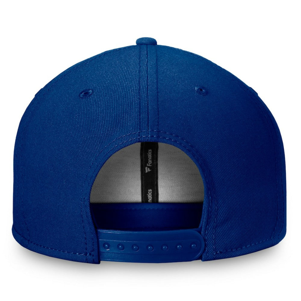 Vancouver Canucks Fanatics Primary Logo Snapback Hat Blue