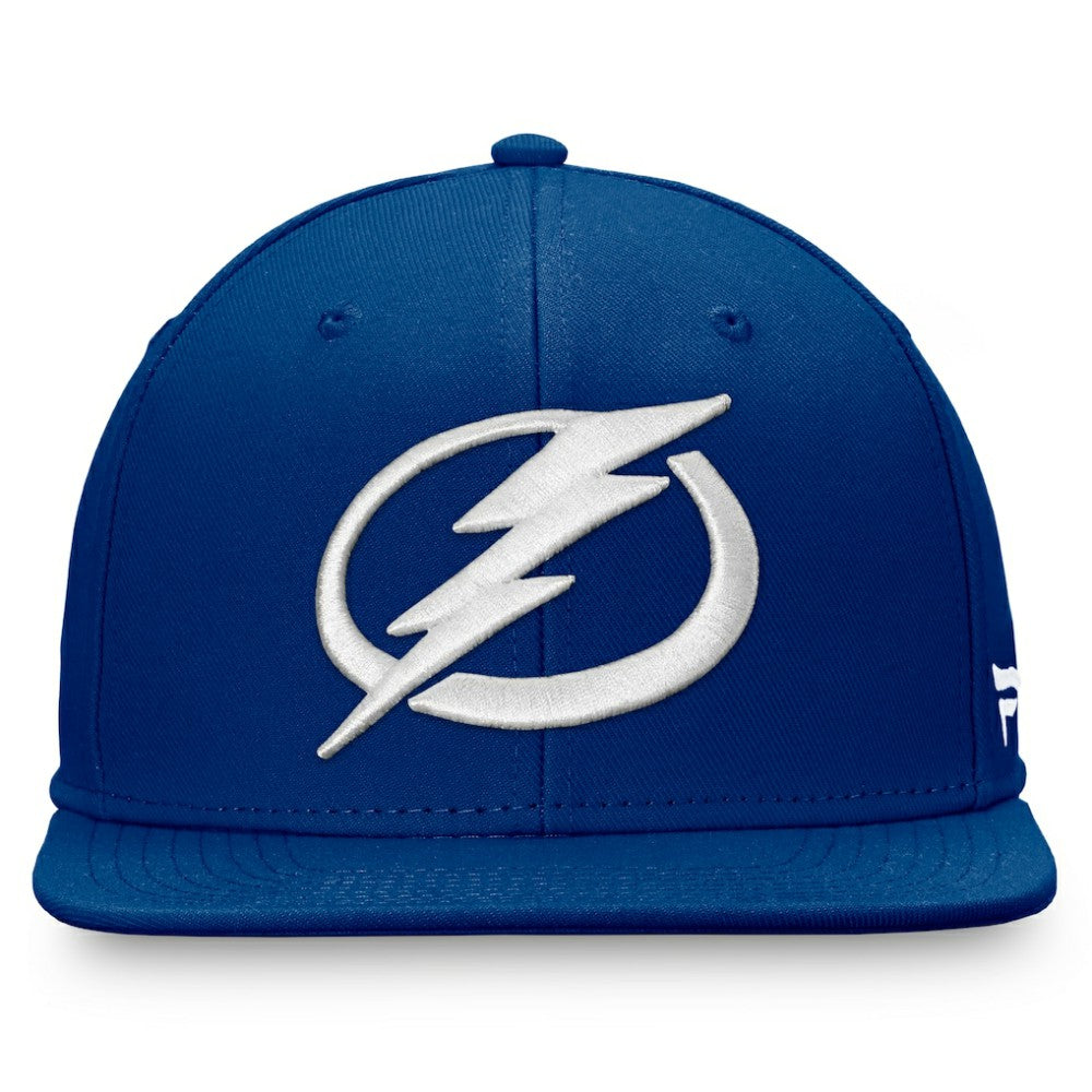 Tampa Bay Lightning Fanatics Primary Logo Snapback Hat Blue