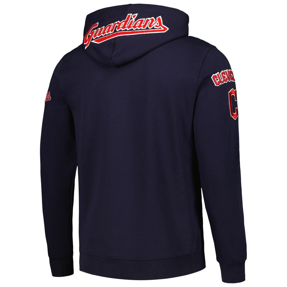 Cleveland Guardians Pro Standard Team Logo Pullover Hoodie Navy