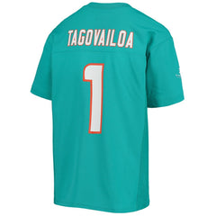 Tua Tagovailoa Miami Dolphins Youth Replica Player Jersey - Aqua for sale