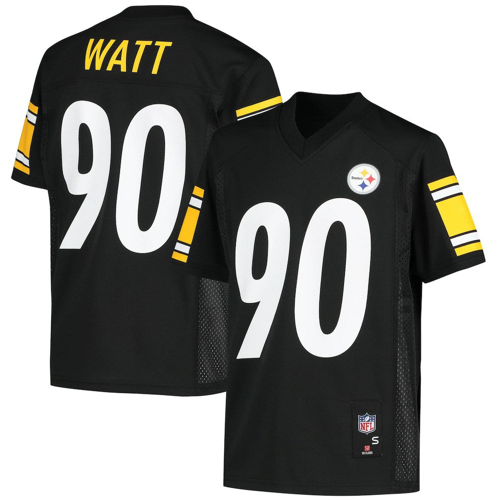T.J. Watt Pittsburgh Steelers Youth Replica Player Jersey - Black sale