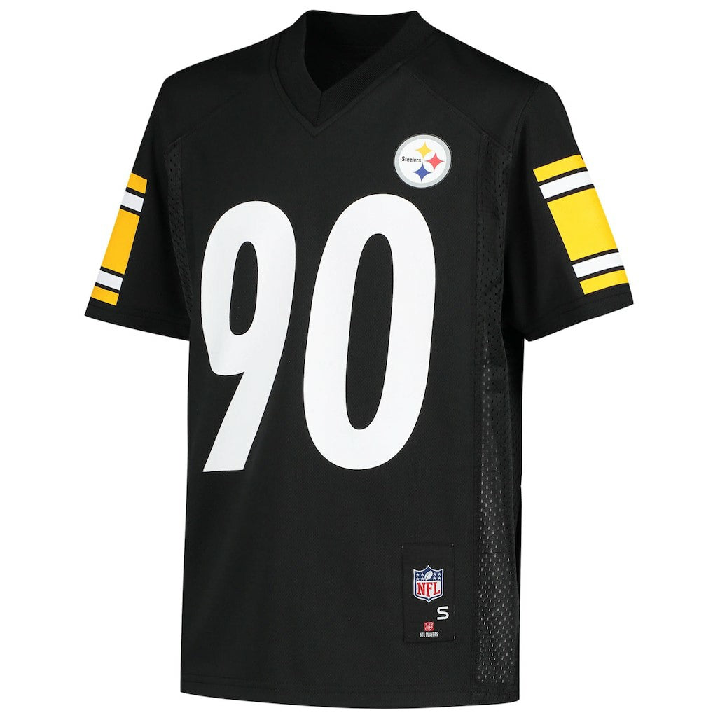 T.J. Watt Pittsburgh Steelers Youth Replica Player Jersey - Black sale