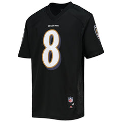 Lamar Jackson Baltimore Ravens Youth Replica Player Jersey - Black for sale