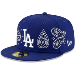 Los Angeles Dodgers Paisley Elements 59FIFTY Fitted Hat Royal | New Era
