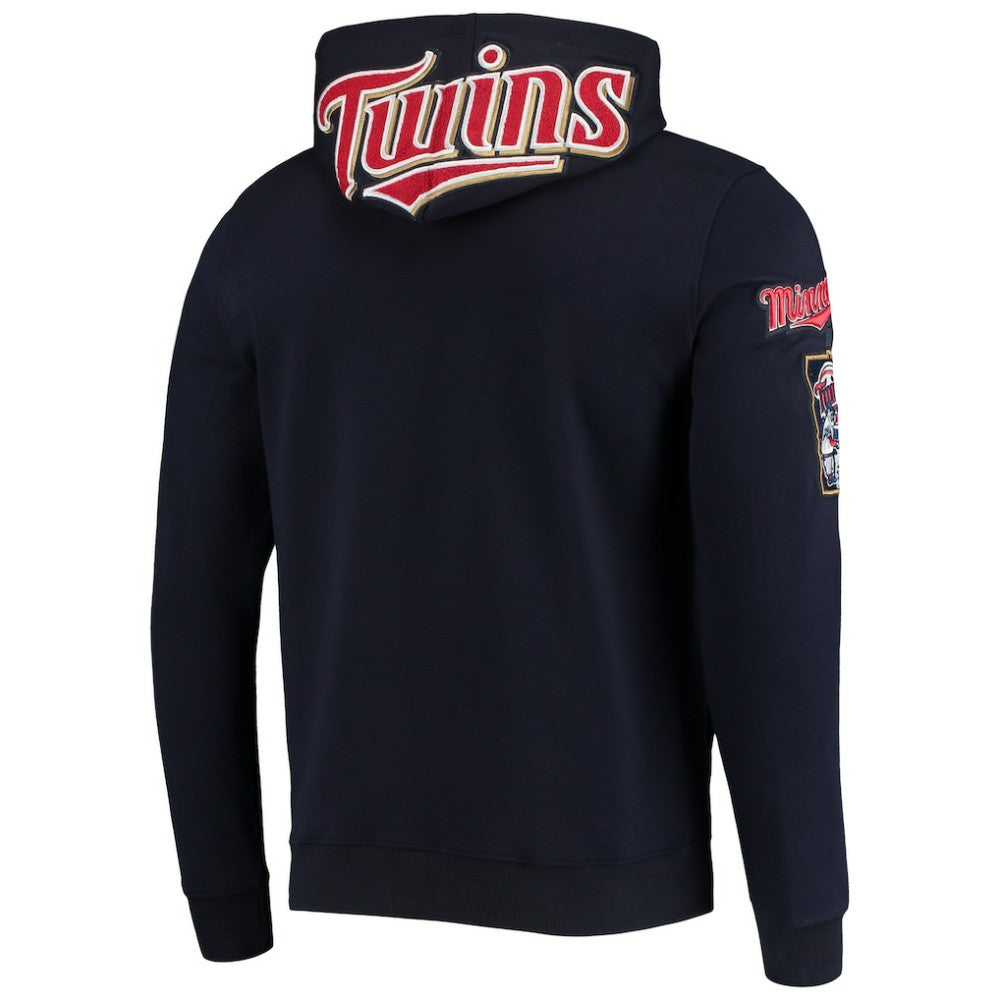 Minnesota Twins Pro Standard Team Logo Pullover Hoodie Navy