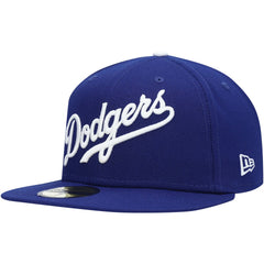 Los Angeles Dodgers White Logo 59FIFTY Fitted Hat Royal | New Era