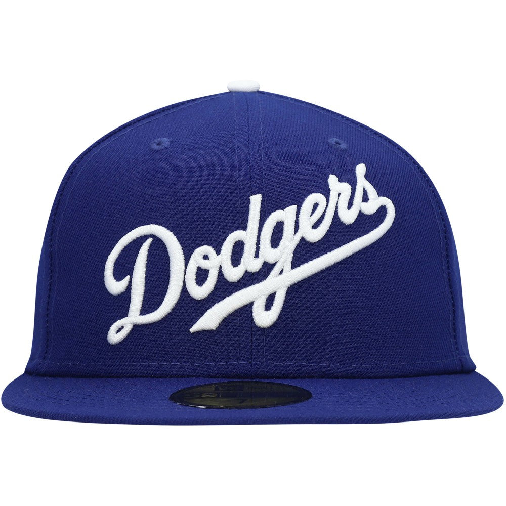 Los Angeles Dodgers White Logo 59FIFTY Fitted Hat Royal | New Era