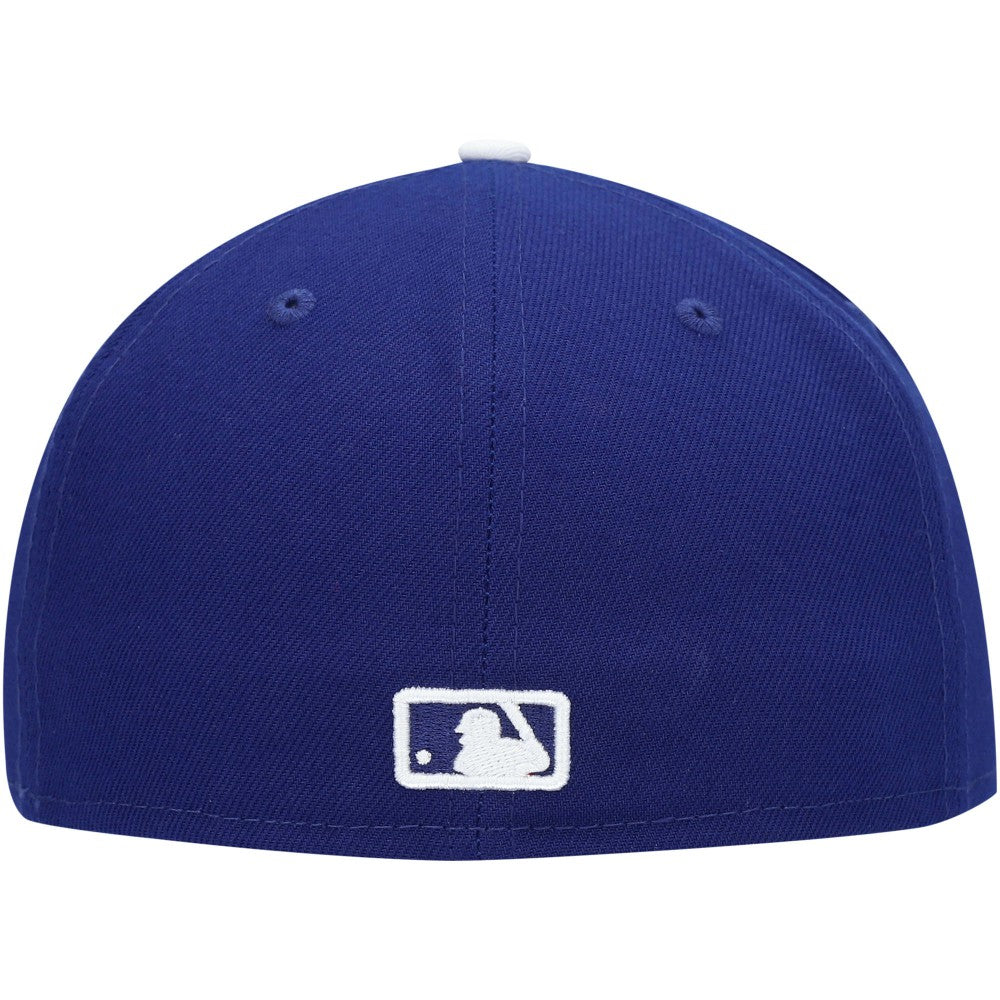Los Angeles Dodgers White Logo 59FIFTY Fitted Hat Royal | New Era