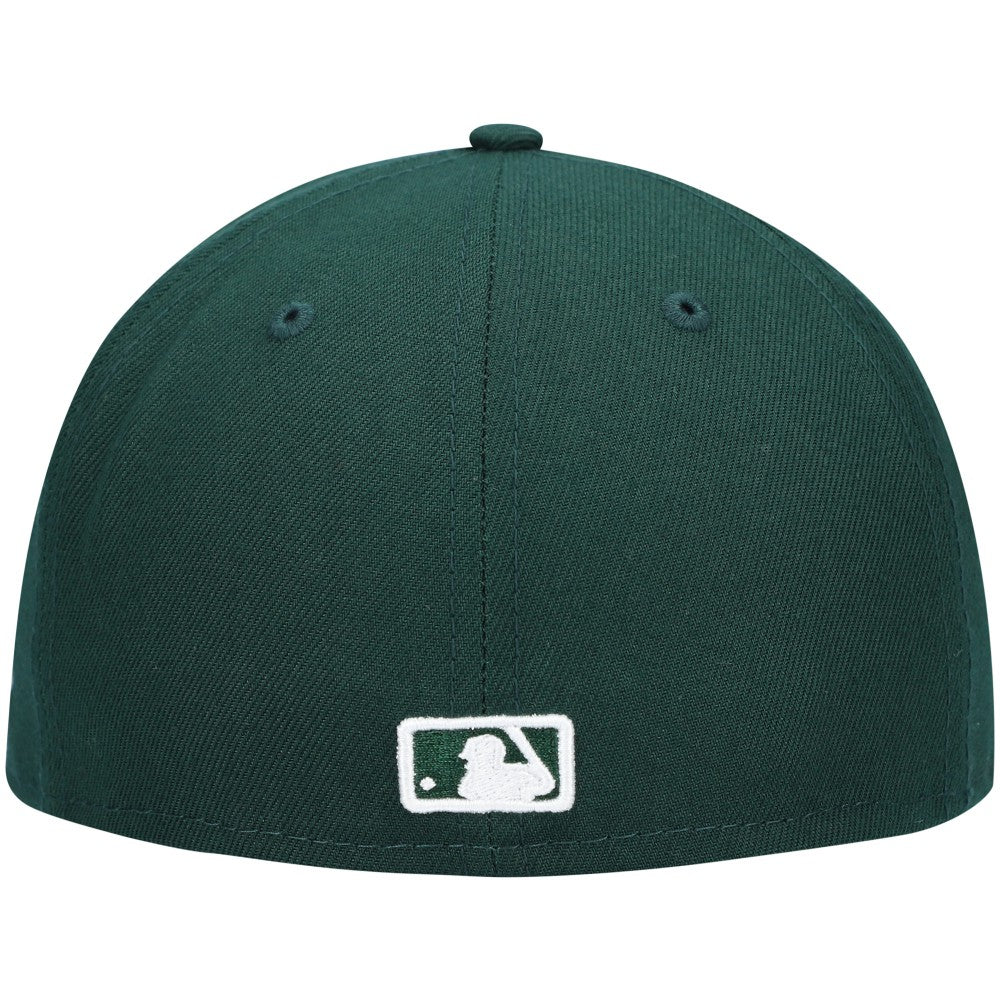 Milwaukee Brewers White Logo 59FIFTY Fitted Hat Green | New Era