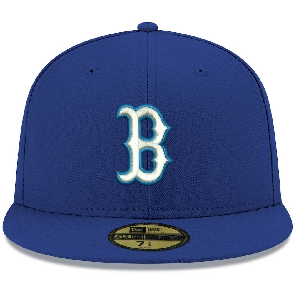 Boston Red Sox White Logo 59FIFTY Fitted Hat Royal | New Era