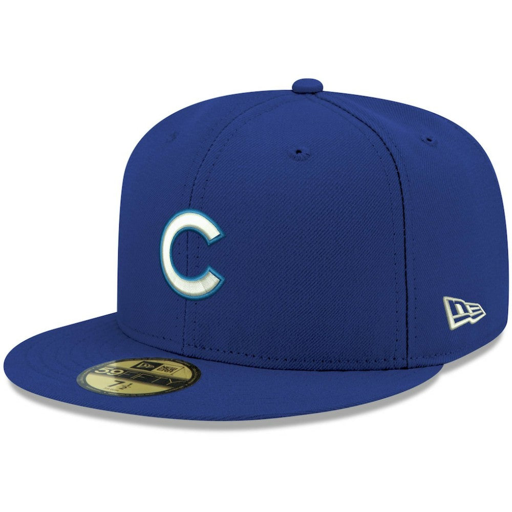 Chicago Cubs White Logo 59FIFTY Fitted Hat Royal | New Era
