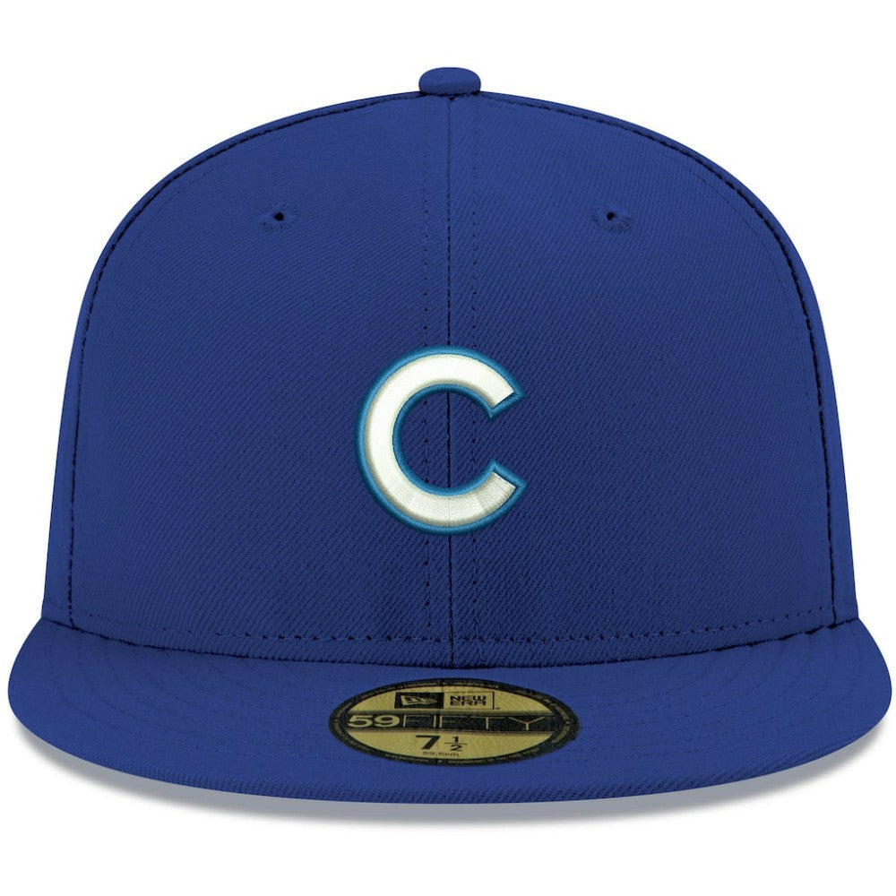 Chicago Cubs White Logo 59FIFTY Fitted Hat Royal | New Era