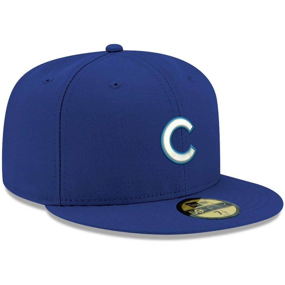 Chicago Cubs White Logo 59FIFTY Fitted Hat Royal | New Era