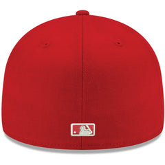 Chicago White Sox White Logo 59FIFTY Fitted Hat Red | New Era