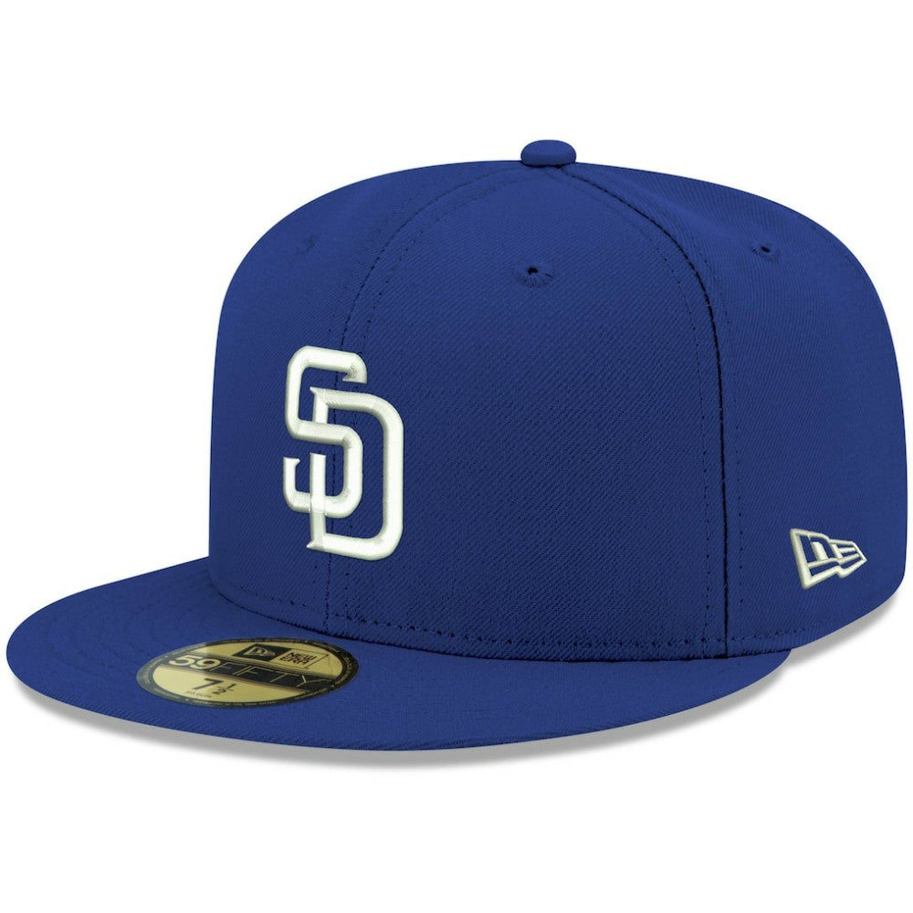 San Diego Padres White Logo 59FIFTY Fitted Hat Royal | New Era
