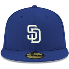 San Diego Padres White Logo 59FIFTY Fitted Hat Royal | New Era
