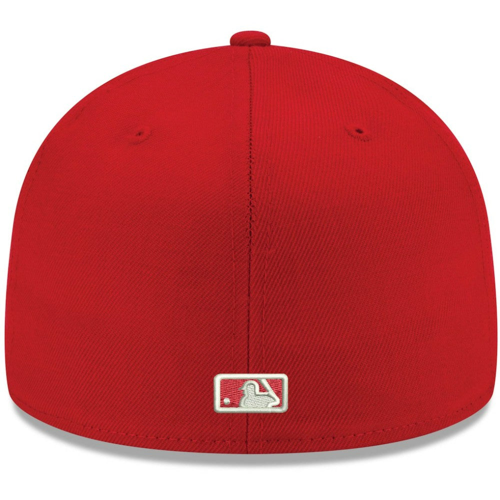 Minnesota Twins White Logo 59FIFTY Fitted Hat Red | New Era