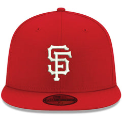 San Francisco Giants White Logo 59FIFTY Fitted Hat Red | New Era