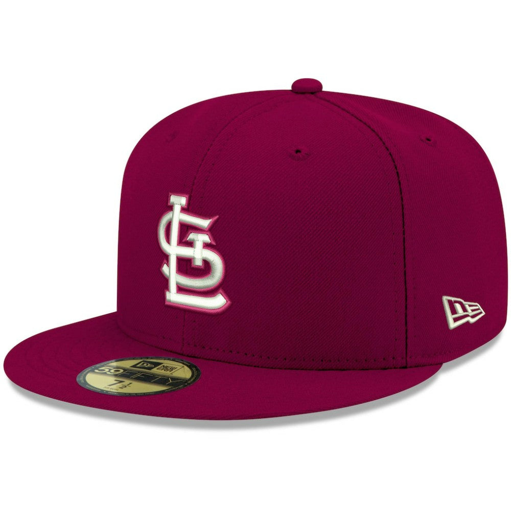 St. Louis Cardinals White Logo 59FIFTY Fitted Hat Cardinal | New Era