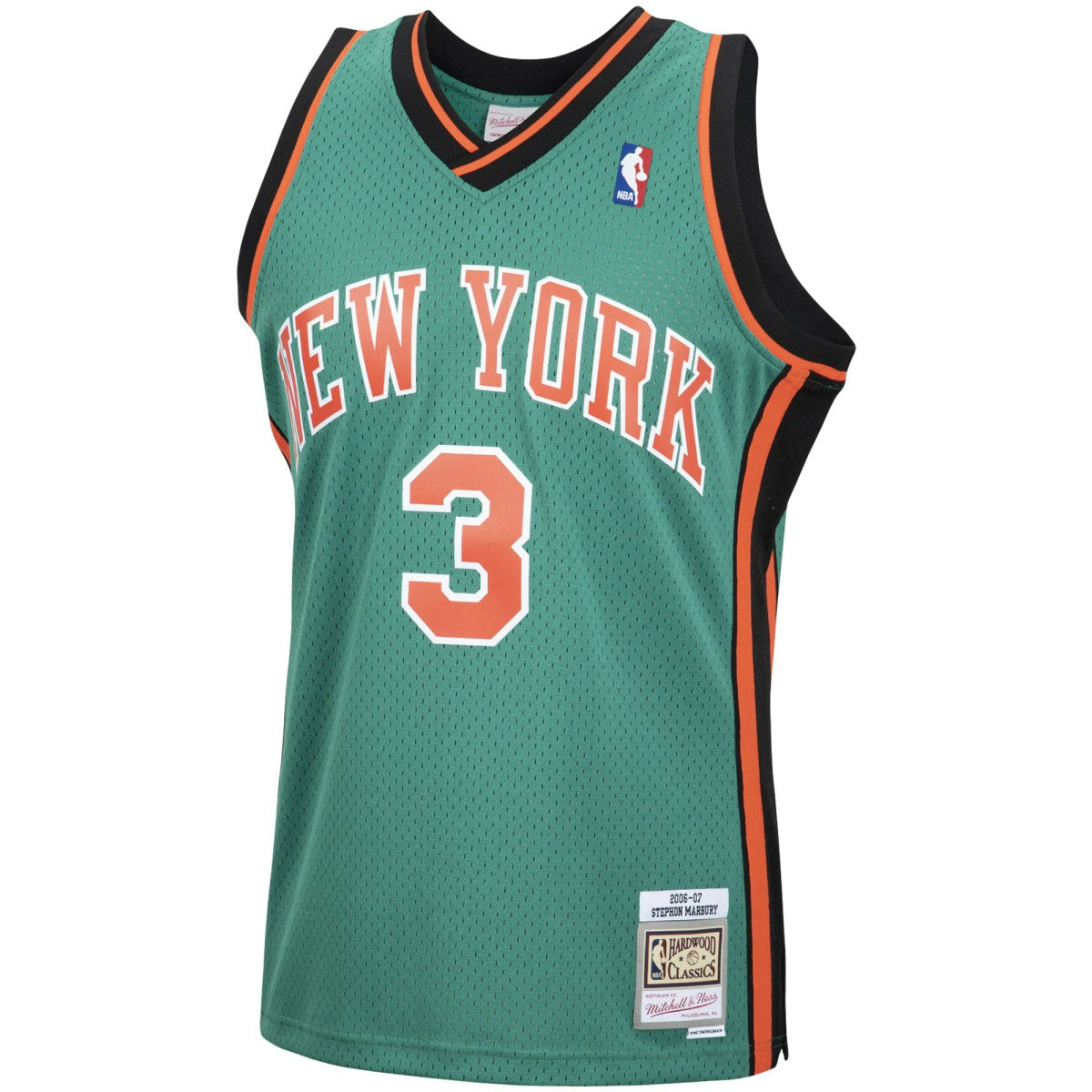 Stephon Marbury New York Knicks 2006/07 Hardwood Classics Swingman Jersey - Green