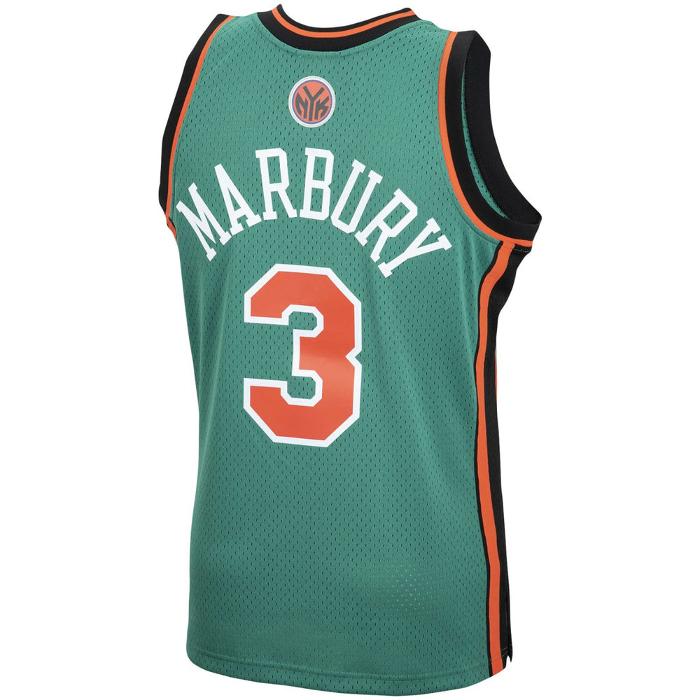 Stephon Marbury New York Knicks 2006/07 Hardwood Classics Swingman Jersey - Green