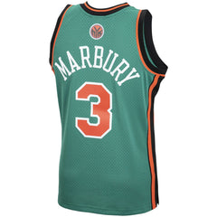 Stephon Marbury New York Knicks 2006/07 Hardwood Classics Swingman Jersey - Green