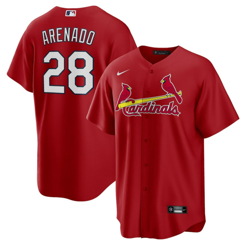 Nolan Arenado St. Louis Cardinals Alternate Official Replica Player Jersey Red | Nike