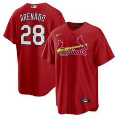 Nolan Arenado St. Louis Cardinals Alternate Official Replica Player Jersey Red | Nike