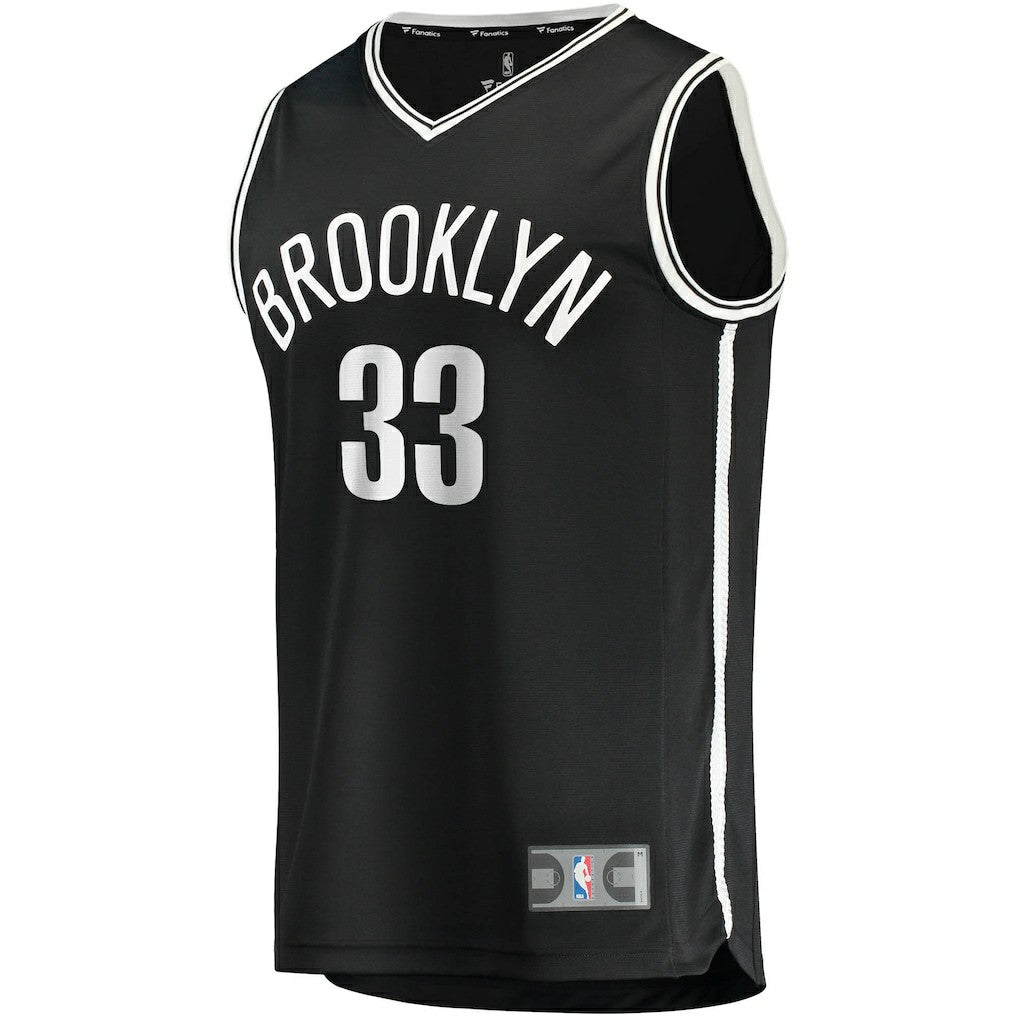 Nicolas Claxton Brooklyn Nets Fast Break Replica Jersey - Icon Edition - Black