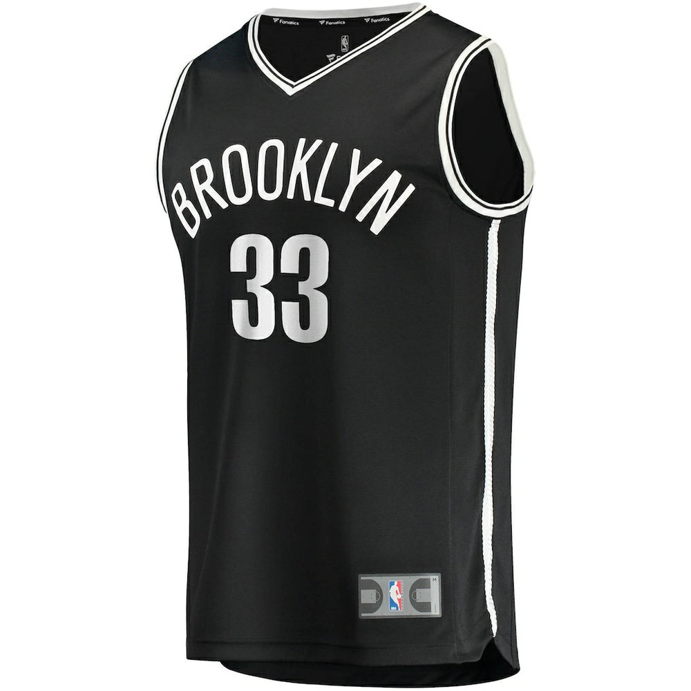 Nicolas Claxton Brooklyn Nets Fast Break Replica Jersey - Icon Edition - Black