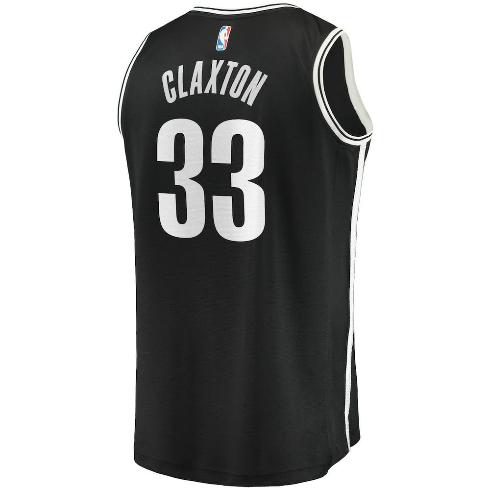 Nicolas Claxton Brooklyn Nets Fast Break Replica Jersey - Icon Edition - Black