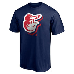 Baltimore Orioles Red White and Team T-Shirt Navy