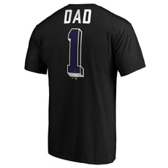 Colorado Rockies Number One Dad T-Shirt Black