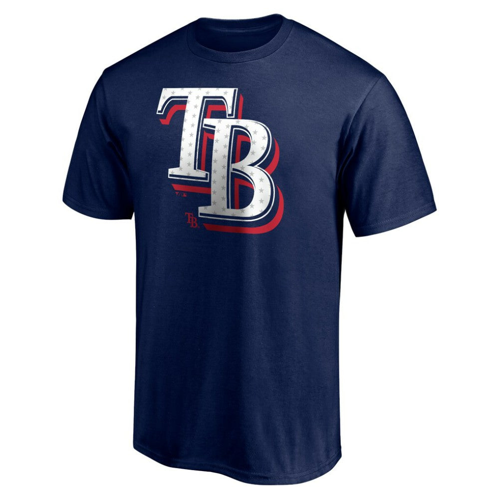 Tampa Bay Rays Red White and Team T-Shirt Navy