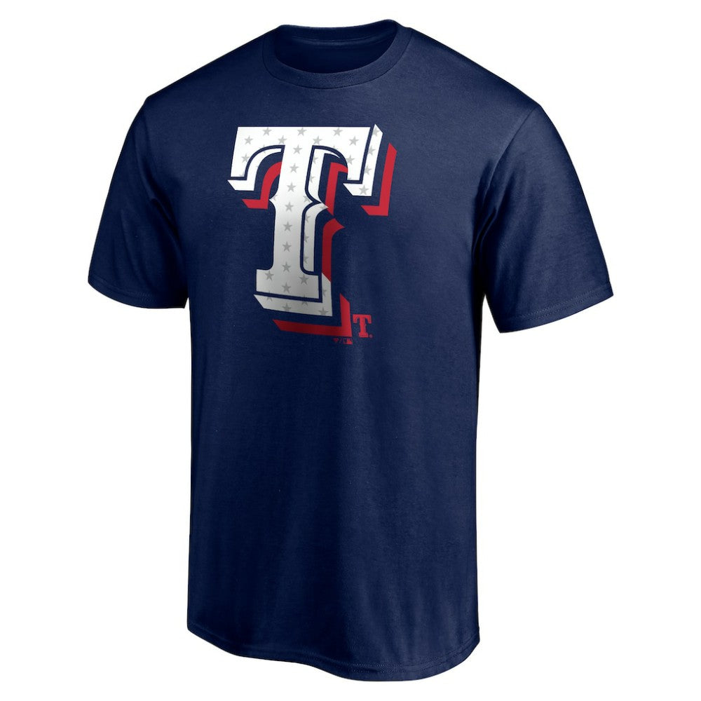 Texas Rangers Red White and Team T-Shirt Navy
