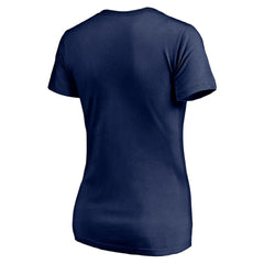 Baltimore Orioles Women's Red White and Team V-Neck T-Shirt Navy